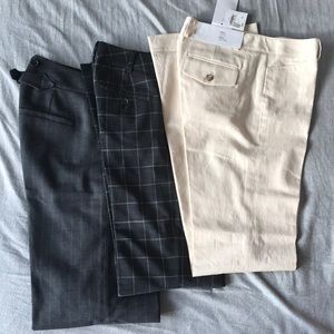 Club Monaco Flare Leg Pant Bundle, size 0